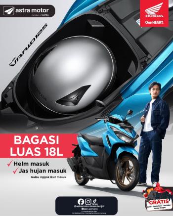 Solusi Berkendara Praktis, Astra Motor Imam Bonjol Unggulkan Bagasi Luas Honda Vario 125